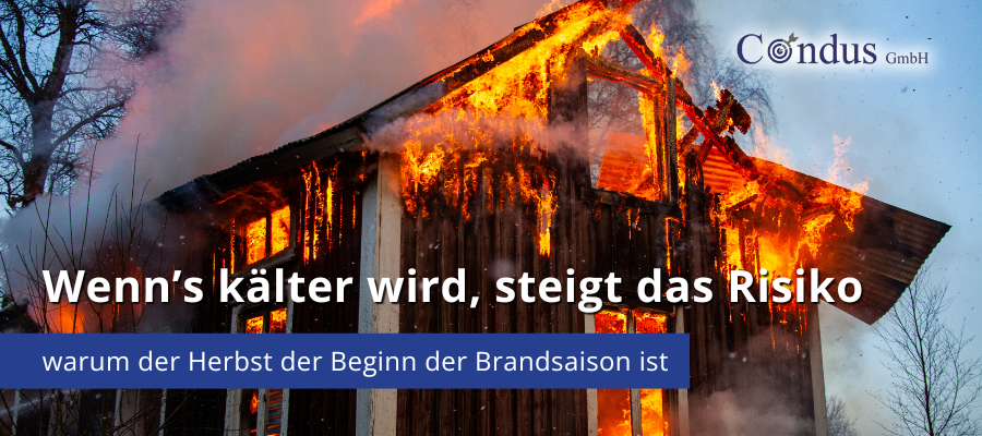Wenn’s kälter wird, steigt das Risiko – warum der Herbst der Beginn der Brandsaison ist 