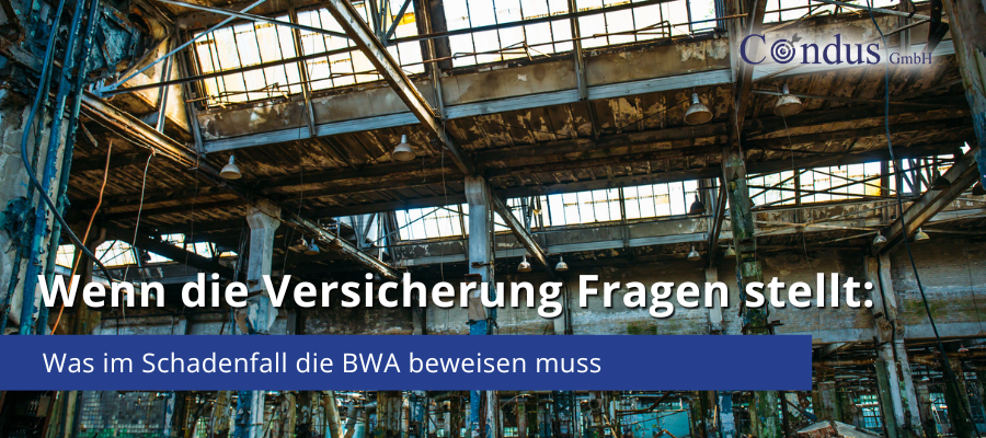 Wenn die Versicherung Fragen stellt: Was im Schadenfall die BWA beweisen muss